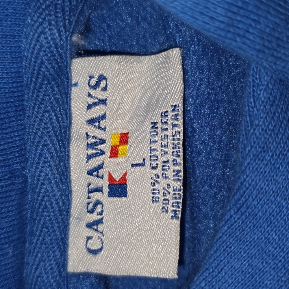 Castaways University Tennessee Volunteers Hoodie Sweatshirt Orange Embroidered - Picture 10 of 10